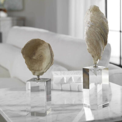 Oyster Shell Sculptures, S/2