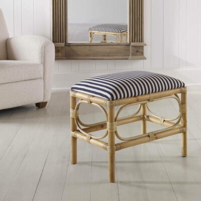 Laguna Small Bench, Striped